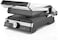 Family Health Grill with 180&deg; Hinge, 2000W, 1500cm&sup2; BBQ Area, 5-Level Height Adjustment, Variable Temperature Control, Removable Drip Tray, Cool-Touch Handle, Black/Silver