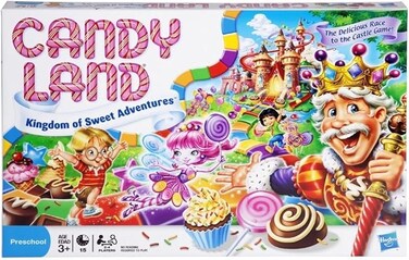 Candy Land Kingdom Of Sweet Adventures Board Game For Kids Ages 3 &amp; Up (Amazon Exclusive), Red