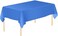 Tablecloth for Rectangle Table 54" x 72" Disposable Table Cover for Bridal Shower Wedding Birthday Party Decorations (Deep Blue)