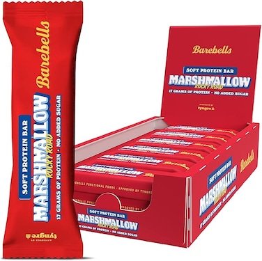 Barbells Protein Bars 55g x 12 Bars (Marshmallow)