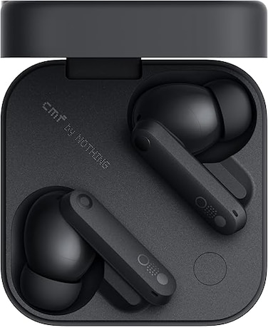 CMF by Nothing Buds Pro 2 Bluetooth Earbuds, ChatGPT Integrated, TWS with Clear Voice Technology 2.0, 50 dB Smart ANC, Up to 11 hrs Battery, Spatial Audio Effect, IP55, Dark Grey, Middle East Version