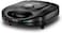 BLACK+DECKER 3-in-1 Sandwich, Waffle Maker, and Grill, 1400W, 4 Slice Capacity, Interchangeable Plates, 180&deg; Flat Grill, Compact, Locking Clamp, Safe, Even Cooking, Black - TS4130-B5