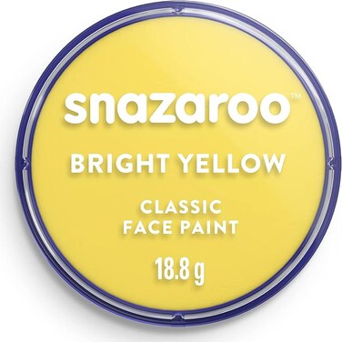 Classic Face Paint, Bright Yellow, 18ml, Medium