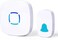 Wireless Doorbell, Waterproof Wireless Doorbell Kit With 36 Bells And AdjUStable Volume; With Sound And Led Home Door Bell Chime (1 Receiver And 1 Pressure Button)