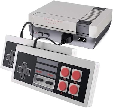 Classic Retro Game Console, AV Output Console Built-in 620 Classic Video Games for Kids Gift Birthday Gift