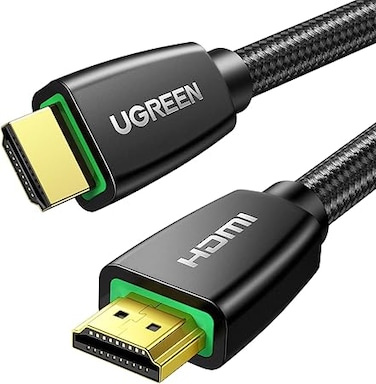 UGREEN HDMI Cable 4K 2M HDMI 2.0 18Gbps High-Speed 4K@60Hz Video Wire Ultra HD 3D 4K Cord Braided Compatible with MacBook Pro UHD TV Nintendo Switch Xbox Playstation PS5/4 PC Laptop