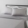 Basics Lightweight Super Soft Easy Care Microfiber Bed Sheet Set with 14&rdquo; Deep Pockets - King, Gray Arrows