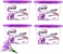 Dailychic Moisture Absorbers With Lavender Scent,230G*4-Pack Portable Closet Dehumidifier, Odor Eliminator Absorber Bucket,Humidity Absorber,Cleaner Air Dehumidifier for Closet,Bathrooms, Kitchen