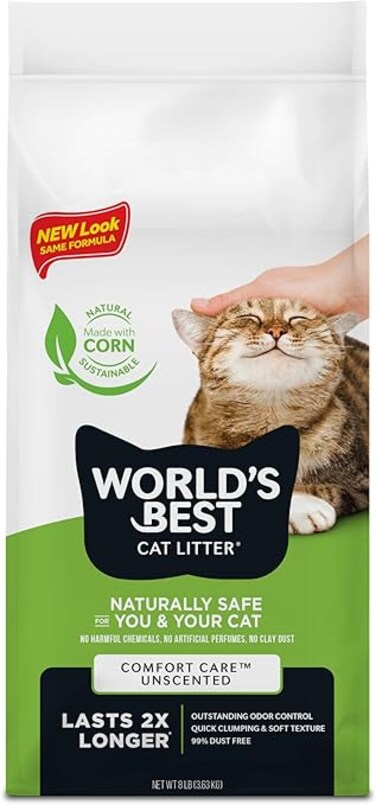 World's Best Cat Litter, Clumping, 8-Pound