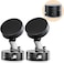 Vacuum Magnetic Phone Holder for Car, 2 Pack Suction Stand Mount for Mobile Phones, Powerful Suction Cup for Car, Windshield, Dashboard, Gym, Mirror, or Smooth Surface, for iPhone &amp; Samsung, (Black)