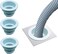 3 Pack Drain Pipe Seal Ring, Drain Pipe Hose Deodorant Silicone Plug Sewer Seal Ring for Washing Machine Laundry Room Bathroom Bathtub