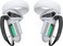 [Pro Version] Handle Cover Compatible with Quest 2 Controller with Battery Opening (Light Grey+Black)