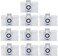10 PCS Disposable Dust Bags for ECOVACS DEEBOT X1 OMNI DEEBOT X1 Turbo, X1 Plus, X1 Omni, T10 Robot Vacuum Cleaner Replacement Accessories