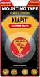 SUPER TAPE Waterproof Clear Nano Tape Holds 23kg 50 lbs Double Sided Heavy Duty Anti Slip Multipurpose Mounting &ndash; Home Decor, Kitchen, Bathroom Organizer, Carpet Tape multi surface &ndash; Slim 1M