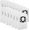 Fishoney Pack of 10 KFI 487 Vacuum Cleaner Bags for K&auml;rcher WD4 WD5 WD6 WD5P WD6P MV4 MV5 MV6 Fleece Filter Bags Dust Bags for 2.863-006.0 Wet &amp; Dry Vacuum Cleaners, White