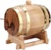 Jiawu Wine Barrel, 1.5L White Oak Aging Barrel, Whiskey Barrel Dispenser Wine Bucket, Age Your Own Whiskey, Beer, Wine, Bourbon, Tequila, &amp; More