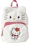 Backpack - Cute Mini Plush Backpack, Cute Furry Anime Accessories Cartoon School Bag, Cat Face Soft Fuzzy Purse Handbags, Double Strap Bag Birthday Gifts for Girls (White)
