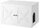 Feandrea cat house, litter box cabinet with removable partition, table, 80 x 53 x 50 cm, white PCL002W01