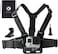 replacement Chest Mount Harness compatible with Gopro Hero 6, 5, Black, Session, Hero 4, Session, Black, Silver, Hero+ LCD, 3+, 3, 2, 1 &ndash; Fully Adjustable Chest Strap