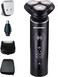 Blaupunkt 4-in-1 Shaver Grooming Kit for Men, Metal Body, Hair &amp; Nose Trimmer, Cordless &amp; Corded Use, LCD Display, USB-C Charging, IPX7 Waterproof, Travel Lock, 60 Min Runtime &ndash; SVM604