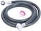 Universal Washing Machine and Dishwasher Inlet Hose - Cold &amp; Hot Water Fill Pipe with Flexible 90-Degree Bend, Explosion-Proof Long Lasting Inlet pipe خرطوم مدخل الغسالة وغسالة الصحون (3M)