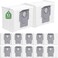 isinlive 12 Pack Dust Bags Compatible with Robo-rock Q Revo/Qrevo MaxV/ S8 Max Ultra/ S8 MaxV Ultra Robot Vacuum, 2.7L Large Capacity Vacuum Cleaner Disposable Dust Bags Replacement
