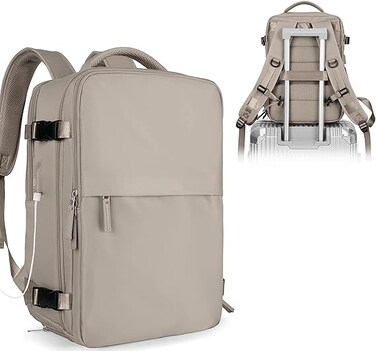 7 Travel Backpack Flight Airline Approved, Waterproof Hiking Backpack College Laptop Travel Bag for Traveling on Airplane Travel Essentials Carry-on Backpack Flight Approved Daypack