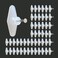 Nails (Regular Size, 50 Pieces) Wall Hooks for Photo frames, Clocks, Mirrors, keys, Decorative items, etc. 50 Pieces Packet
