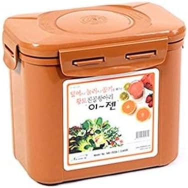 e-jen Probiotic Fermentation Container with Vacuum Lid (0.45 Gallon/1.7L)