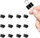 Binder Clips - Heavy Duty Metal Clamps for Organizing Papers, Files, Office Supplies, and Schoolwork - Durable, Reusable, Ideal for Home, Office, and Classroom Use (12Pcs 15mm, Black)