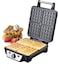 Geepas GWM5417 Electric Waffle Maker 1100W- 4 Slice Non-Stick Electric Belgian Waffle Maker with Adjustable Temperature Control