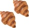 Luckforest Artificial Croissants, 2 Pcs Simulate Bread Fake Realistic Dessert Croissants for Home Kitchen Shop Display Photography Props