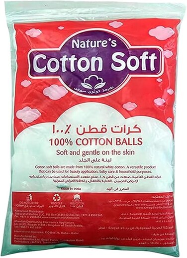 Nature's Cotton Soft Make Up Balls, 100 Pcs