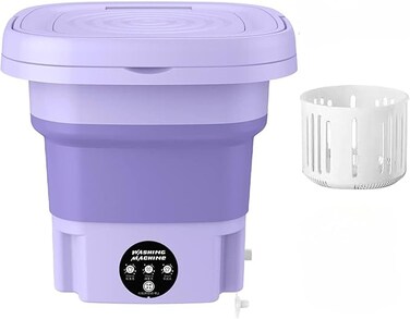 Portable Washing Machine,11L Foldable Mini Washing Machine, Portable Washer for Underwear,Socks,BabyClothes,Towels,Pet Items,Apartment,Hotel,RV,Home,Dormitory,Camping,Sickroom