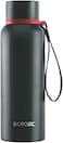 Borosil Hydra Trek Water Bottle, Stainless Steel Water Bottles, Vacuum Insulated Flask Bottles, 700 ml, Black (Black)