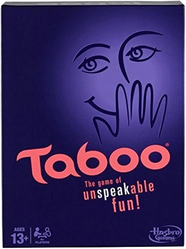 Taboo Board Game, Guessing Board Game for Families and Kids Ages 13+, Party Games for 4 or More Players;