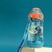 Kids Water Bottle with Straw,Toddlers Reusable Travel Water Bottle BPA-Free Leak-Proof Drinking Bottle for School Kids Girls Boys