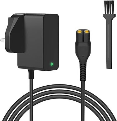 Charger for Philips One Blade Trimmer A00390, Shaver Cable for Phillips Oneblade MG3720 MG3740 QP2520 QP2620, 4.3V Electric Razor Power Supply Cord UK Plug
