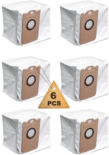 Chuancheng 6 Pack Leakproof Dedicated Large Capacity Dust Bags For iHome AutoVac Nova Vacuum Bags, For Proscenic M7 Pro Vacuum Cleaner Accessory