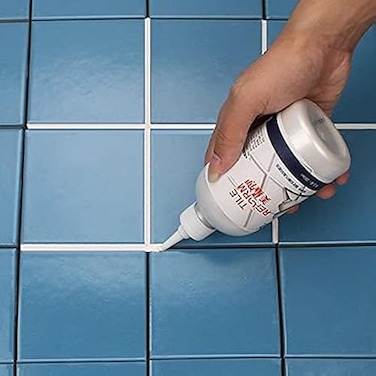 Tiles Gap Filler Waterproof Crack Gap Filler Agent for DIY Home Sink Gaps/Grouts Repair Filler Tube Paste for Kitchen, Bathroom Leakage Protection Waterproofing (280ml*1)
