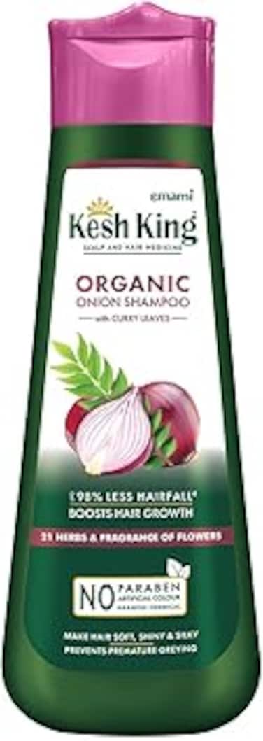 Kesh King Ayurvedic Onion Shampoo with 21 Herbs, Reduces Hairfall &amp; Boost Hair Growth, 300ml