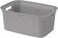 Cosmoplast 50L Cedarattan Laundry Basket, Grey