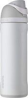 Insulated Stainless Steel Water Bottle with Straw for Sports and Travel, BPA-Free, 24-Ounce, Shy Marshmallow