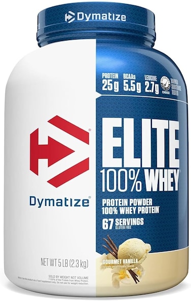 Elite 100% Whey, Gourmet Vanilla, 5 LB 5.0 (2)