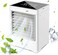 Portable Air Conditioners, USB Personal Mini Air Conditioner with 3-Speed, Evaporative Air Cooler with Touch Screen, Portable Ac Unit Fan for Room, Tent, Bedroom, Car, RV, and Camping