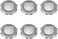 6Pcs Replacement Shaver Heads Compatible with Philips, SH30/50 Electric Shaver Heads Replacement Blades Wet Dry Shaver Accessories Men's Shaving Blades Razor Shaver Trimmer Head for S5000 S510 S520