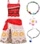 Girls Princess Costume Little Girls Fancy Party Birthday Dress up Halloween Outfit Kids Dress