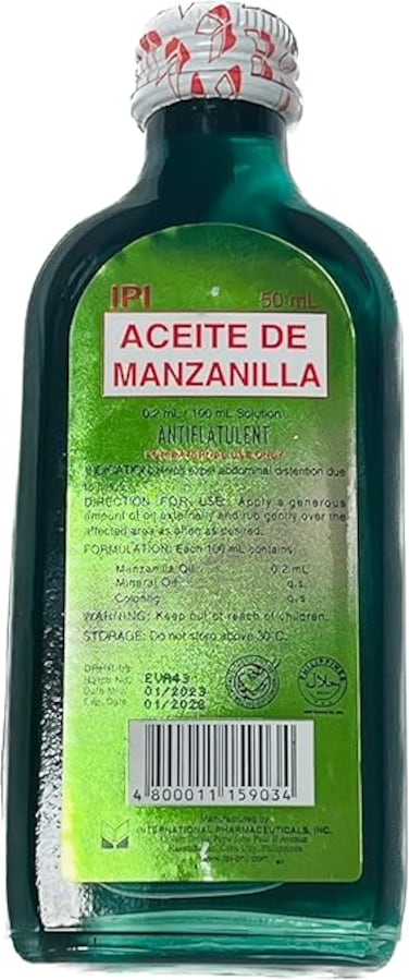 IPI ACEITE DE MANZANILLA - ANTIFLATULENT 50ml GENUINE (NEW STOCK)