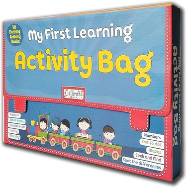 Kid's My First Learning Bag Activity Books - Set of 10