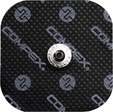 Unisex's Easysnap Self-Adhesive Electrodes with Snap Connectors, Blue, 50 x 50 mm